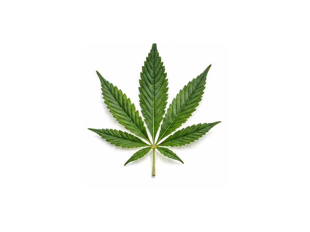 Ceremonial Cannabis: distinct iridescent artistic representation, not for substance identification
